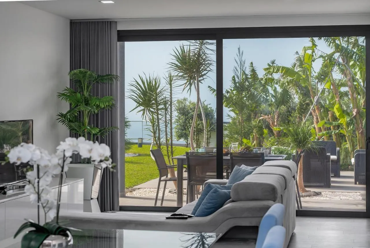 Modern Villa Pool Garden Seaview Ocean Sunset Canico  Portugal
